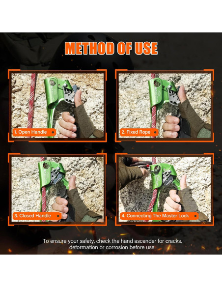 Ascensor de Mano AOKWIT Aluminio Ergonómico 19 cm Verde