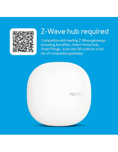 Interruptor de Pared Aeotec Z-Wave Plus Gen7 On/Off 150W