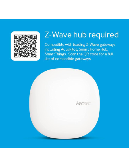 Interruptor de Pared Aeotec Z-Wave Plus Gen7 On/Off 150W