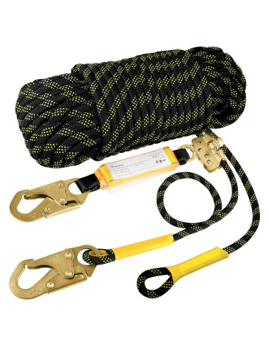 Arnés de Seguridad TT TRSMIMA con Cuerda 15,24 m y Ganchos