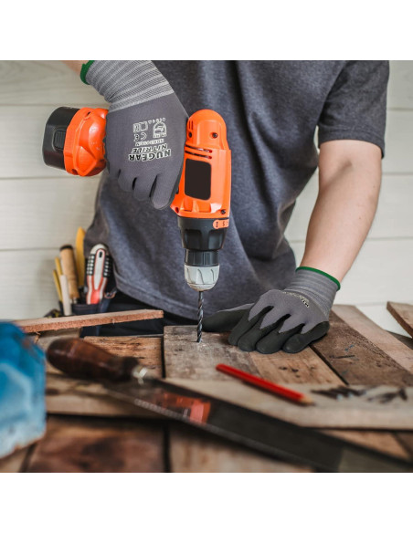 Guantes de Trabajo Nugear NBK3416 - 12 Pares, Nitrilo