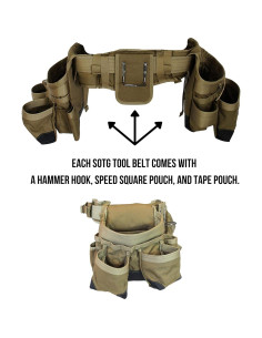 Cinturón Táctico Spec Ops SF-18C con Bolsillos Grandes 2