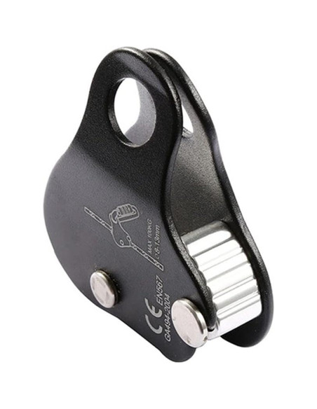 Agarre de Cuerda de Escalada QKDS 100 kg Autocierre Negro