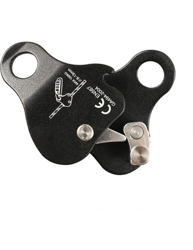 Agarre de Cuerda de Escalada QKDS 100 kg Autocierre Negro