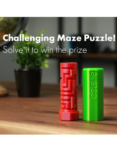 Caja de Regalo Laberinto Glistco Rinth-11 Rojo y Verde 2