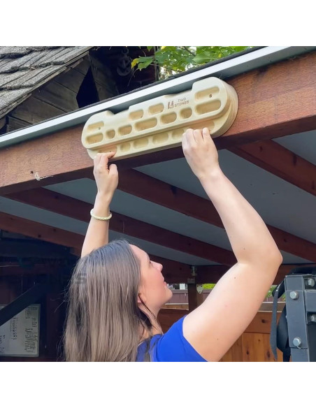 Tabla de Escalada TWO STONES Hangboard Madera Natural Entrenamiento
