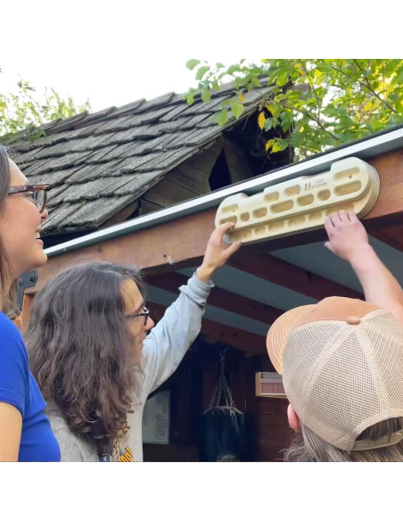 Tabla de Escalada TWO STONES Hangboard Madera Natural Entrenamiento