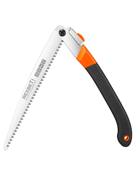Sierra Plegable REXBETI 35.56 cm para Poda y Recorte