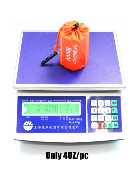 Paquete de 4 Bolsas de Supervivencia GOGOOD 91x213 cm