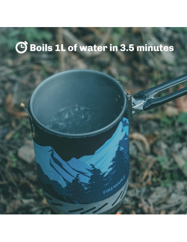 Estufa de Camping Fire-Maple FMS-X2 1L Portátil Eficiente