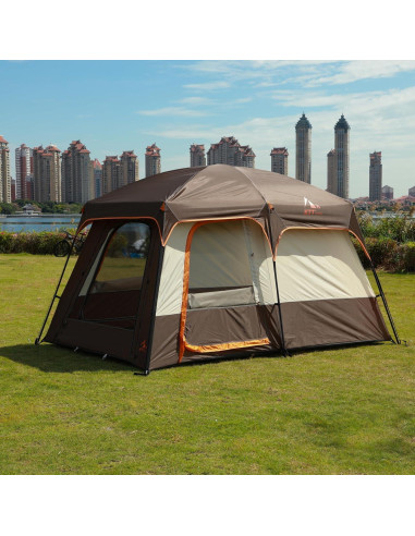 Tienda KTT para 6 Personas, Impermeable, 2 Habitaciones