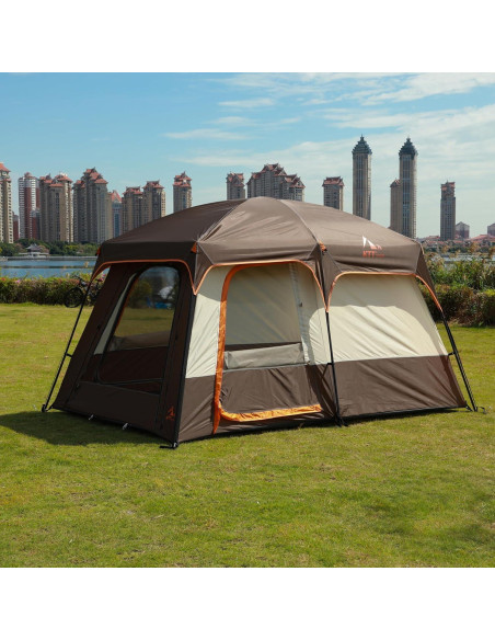 Tienda KTT para 6 Personas, Impermeable, 2 Habitaciones