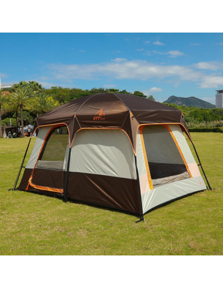 Tienda KTT para 6 Personas, Impermeable, 2 Habitaciones