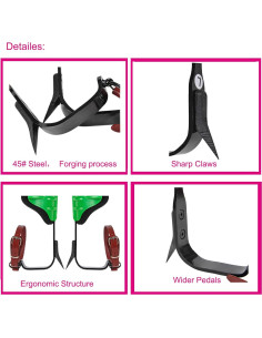 Picos para Escalar Árboles Rohseson LTCS-002B Ajustables 2