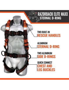 Arnés de Seguridad Malta Dynamics Razorback Elite MAXX 2