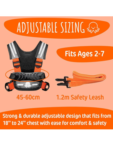 Arnés de Seguridad Infantil Hobbledehoo 1.2m Ajustable