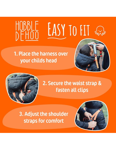 Arnés de Seguridad Infantil Hobbledehoo 1.2m Ajustable