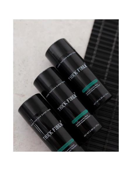 Fibras para Cabello THICK FIBER Marrón Claro 25g Paquete de 3