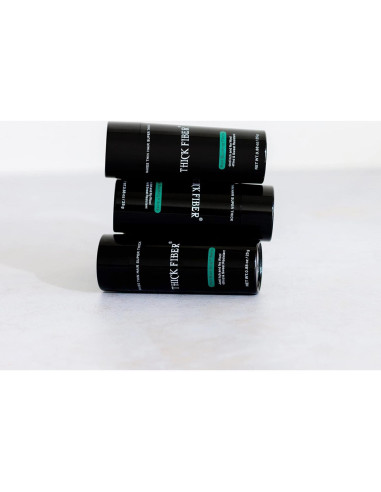 Fibras para Cabello THICK FIBER Marrón Claro 25g Paquete de 3