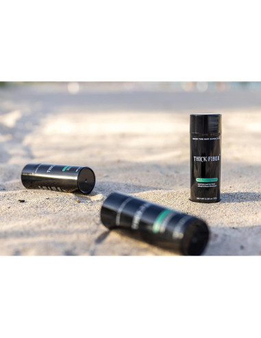 Fibras para Cabello THICK FIBER Marrón Claro 25g Paquete de 3