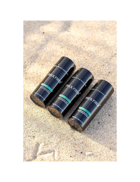 Fibras para Cabello THICK FIBER Marrón Claro 25g Paquete de 3