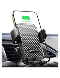 Cargador Inalámbrico para Auto JOYMASS M20 15W Soporte Automático