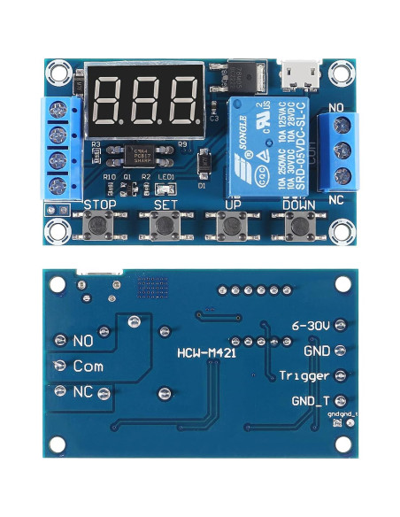 Módulo de Relé Temporizador Programable D-FLIFE DC 6-30V