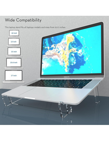 Soporte Portátil para Laptop Vray 6mm Ergonómico 10-43 cm