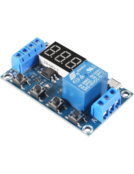 Módulo de Relé Temporizador Programable D-FLIFE DC 6-30V