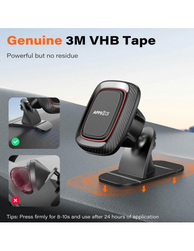 Soporte Magnético para Teléfono en Auto Wiiki-Tech 2 Paquetes