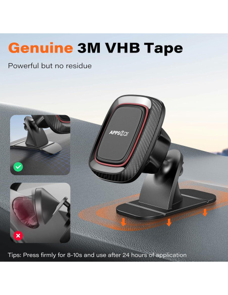 Soporte Magnético para Teléfono en Auto Wiiki-Tech 2 Paquetes