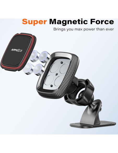 Soporte Magnético para Teléfono en Auto Wiiki-Tech 2 Paquetes