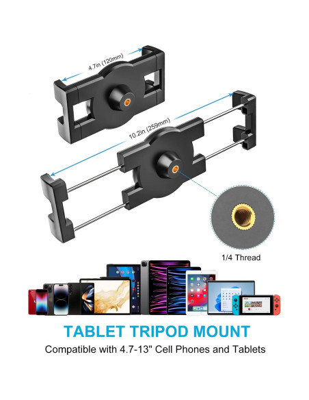 Soporte Universal para Tableta Woleyi 35" Ajustable 360