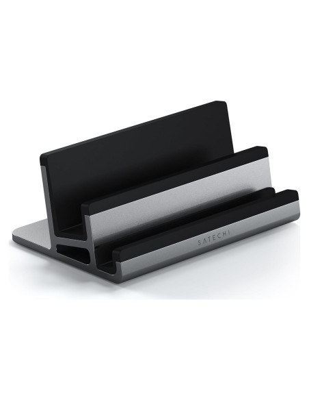 Soporte Vertical Doble Aluminio Satechi - Universal para Laptops y Tablets
