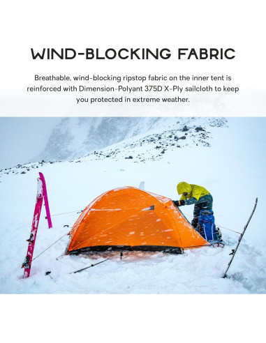 Tienda de Camping NEMO Kunai 2 Personas 3-4 Temporada