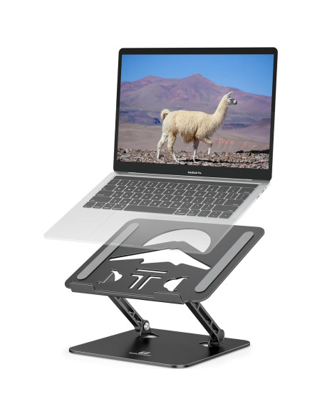 Soporte para Laptop ToBeoneer Ajustable Plegable 39.62 cm Negro