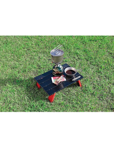 Mesa de Camping Captain Stag UC-520 Plegable Negra 30kg 2