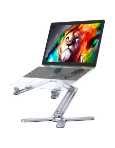 Soporte Ajustable para Laptop LIENS 360 Aluminio Plegable