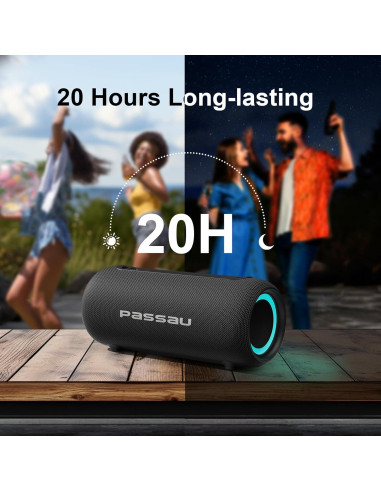 Altavoz Bluetooth Portátil Passau S223B 40W Estéreo IPX5