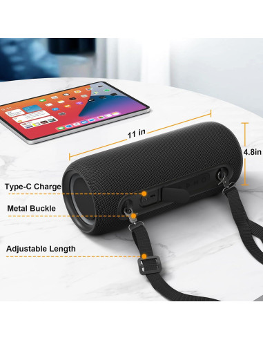 Altavoz Bluetooth Portátil Passau S223B 40W Estéreo IPX5