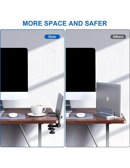 Soporte Vertical para Laptop Magamuz Ajustable Negro