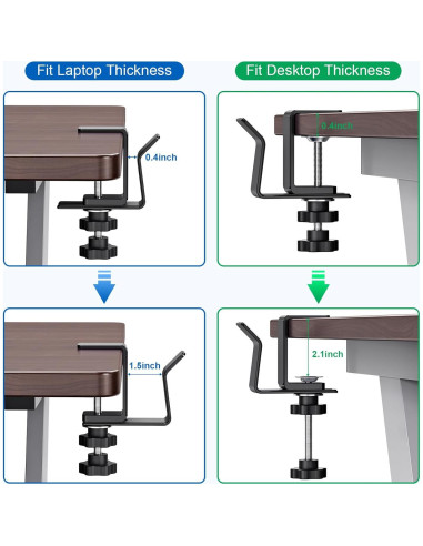 Soporte Vertical para Laptop Magamuz Ajustable Negro