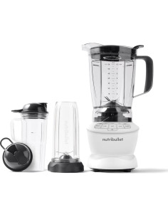 Licuadora NutriBullet Combo 1200W Blanco 1.9L 3 Velocidades 2