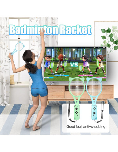 Accesorios Nintendo Switch Sports - Correas y Raquetas