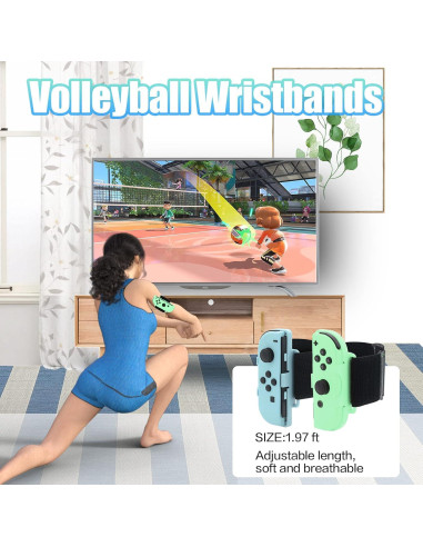 Accesorios Nintendo Switch Sports - Correas y Raquetas