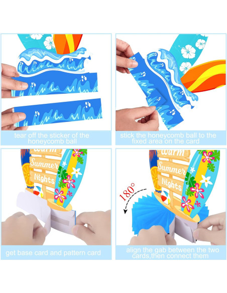 Centros de mesa de surf de playa C L Cooper Life 12 Pcs