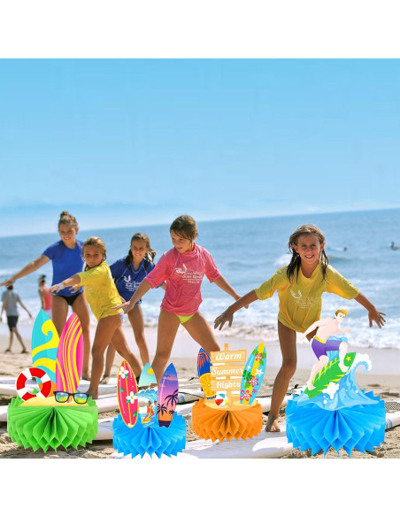 Centros de mesa de surf de playa C L Cooper Life 12 Pcs
