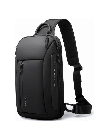 BANGE Bolsa Cruzada Impermeable para Hombres - Negro