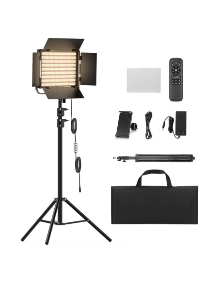Kit de Iluminación Fotográfica RGB ALTSON 50W Bi-Color LED