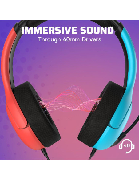 Auriculares Estéreo PDP Gaming LVL40 Airlite Nintendo Switch